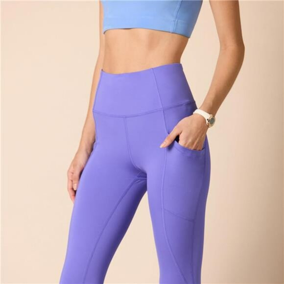 High Rise Sculpt Workout Leggings with Pockets Full Length Plus Size Activewear - Picture 4 of 8